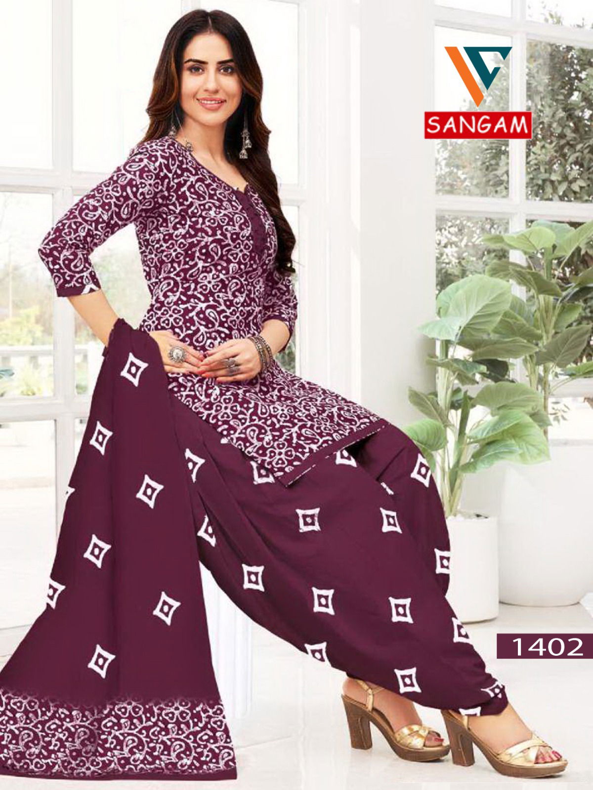 Sangam Vol 14 By Vandana Daily Wear Cotton Dress Material Wholesale Price In Surat
 